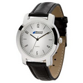 Watch Creations Men's Classic Style Watch w/ Polished Silver Finish